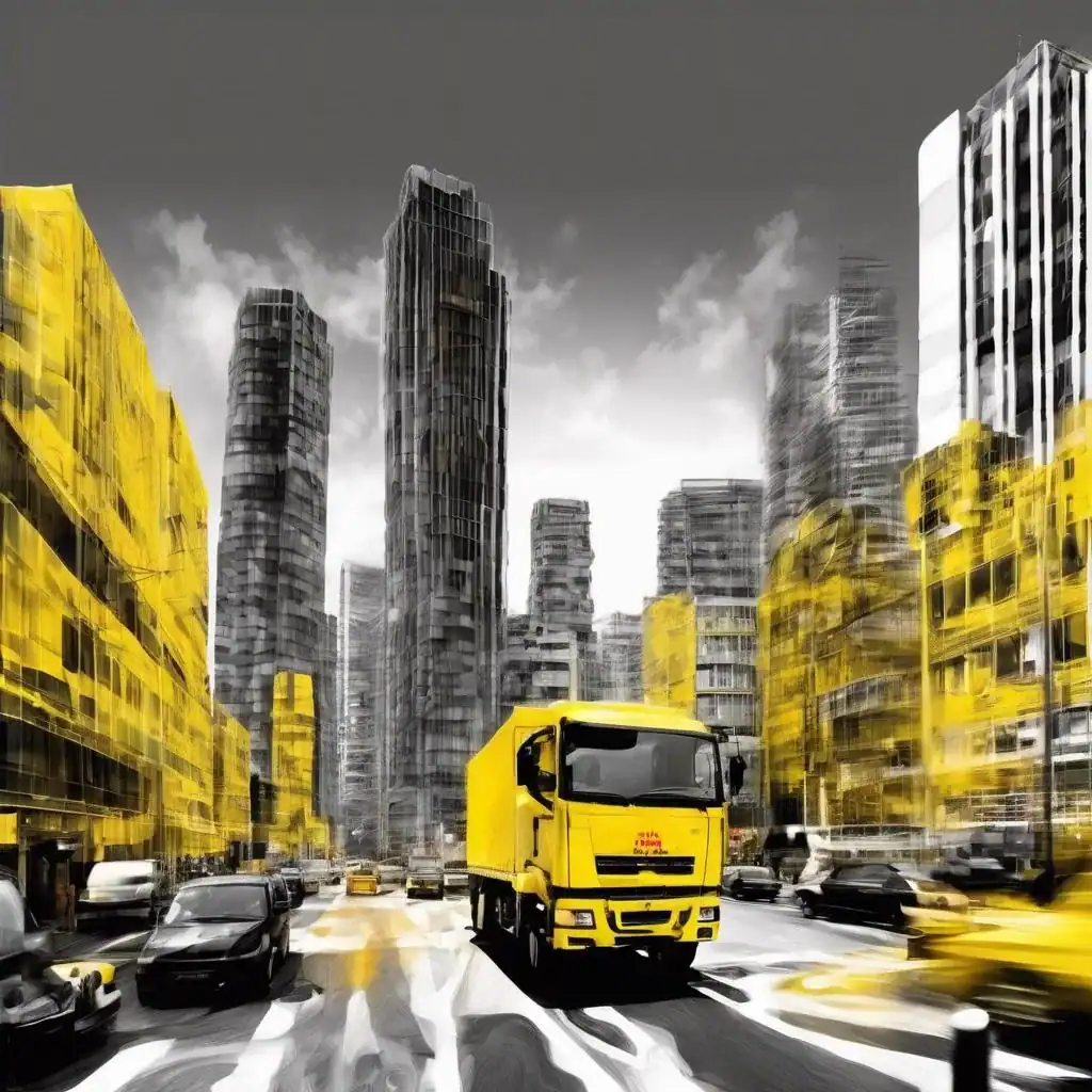 The yellow truck – Mario Sironi