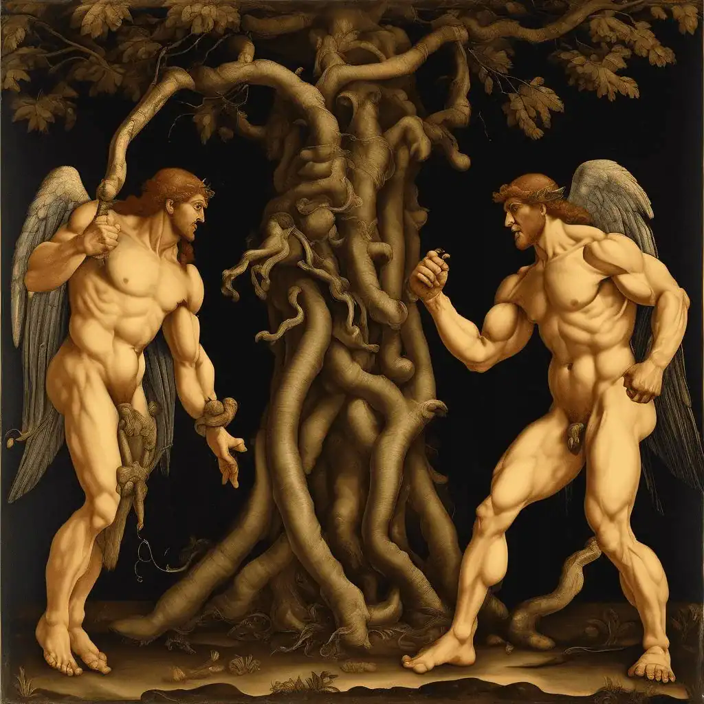 Hercules and Antaeus – Hans Baldung