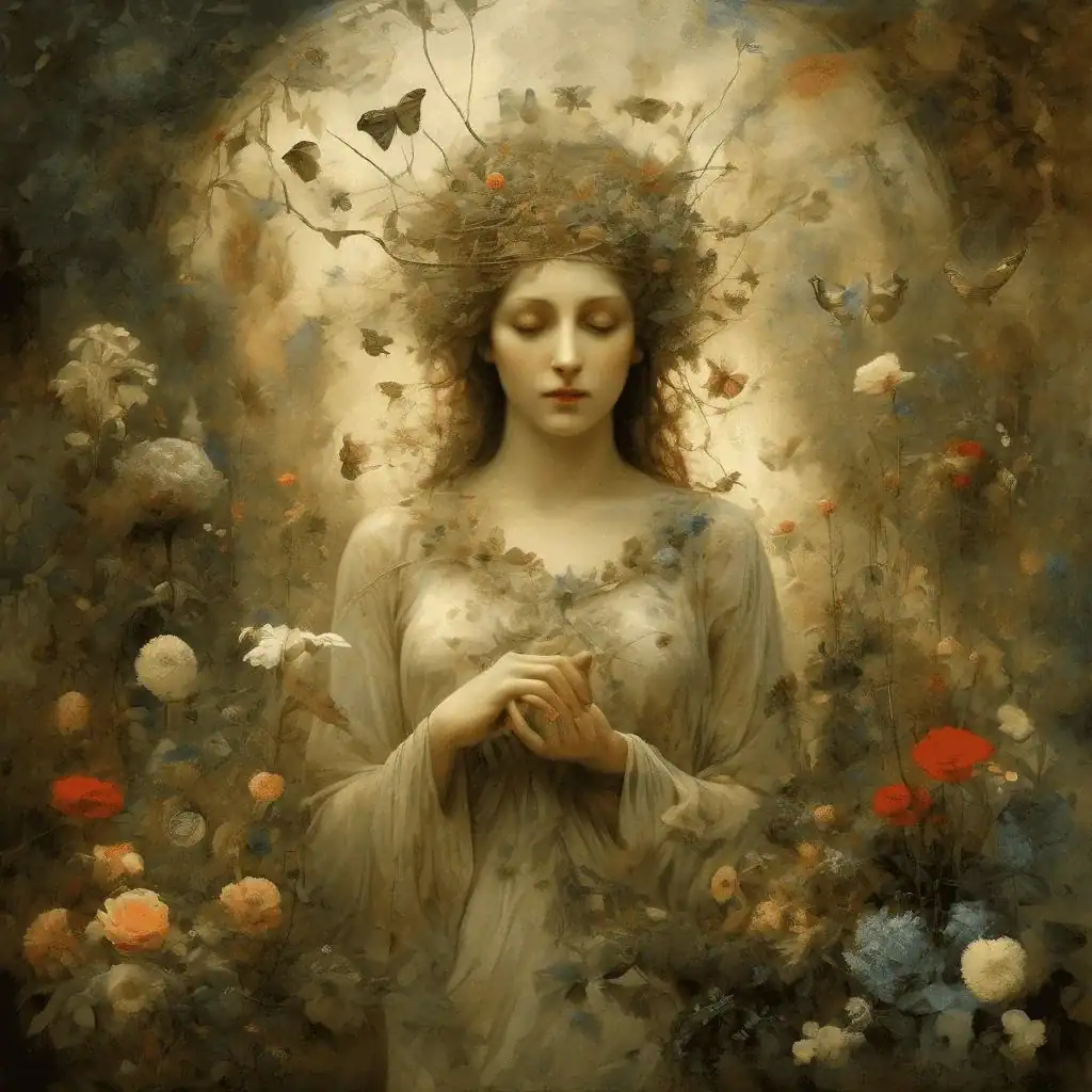 Ancient Garden – Lajos Gulacsy